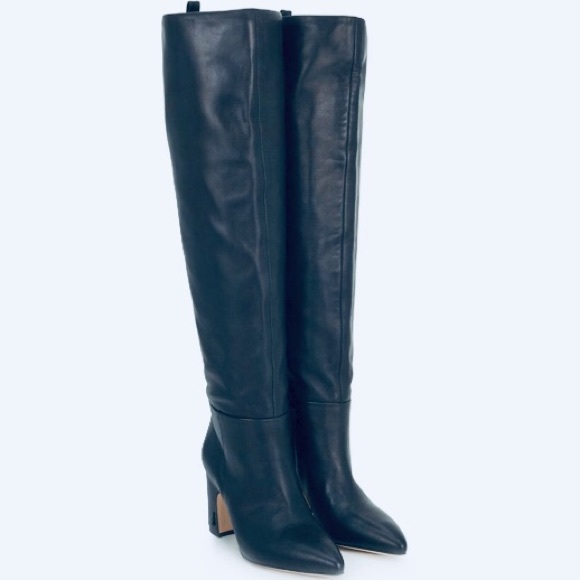 Sam Edelman Shoes - Sam Edelman Hutton Black Leather Boots 10M